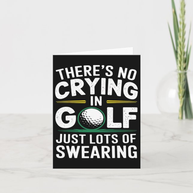 Inga Gråter i golfing bara mycket av att söta Humo Kort (Framsida)