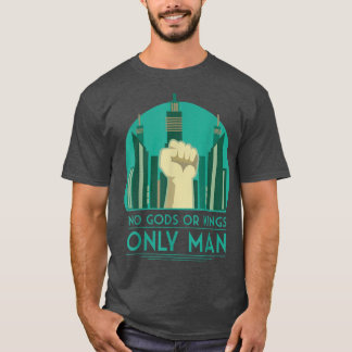 Inga gudar eller kung endast mantröja t shirt