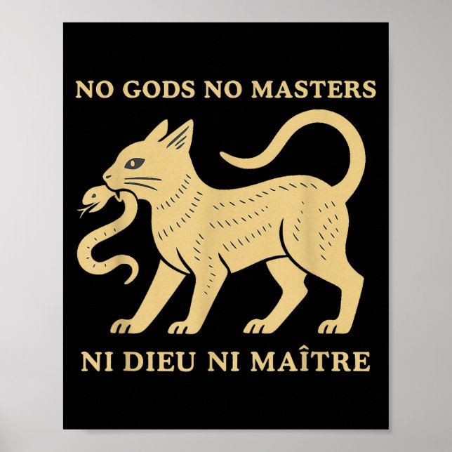 Inga gudar inga mästare  poster (Framsidan)