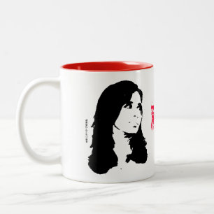 Inga hagan los rulos för se - Taza Två-Tonad Mugg
