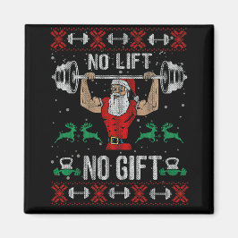Inga Hiss-nr Gift Ugly God Julsötare Santa Gym San Magnet