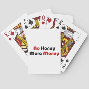 Inga honungsmer pengar spel kort