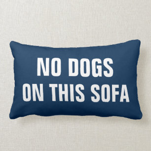 Inga hundar på denna soffa lumbarkudde