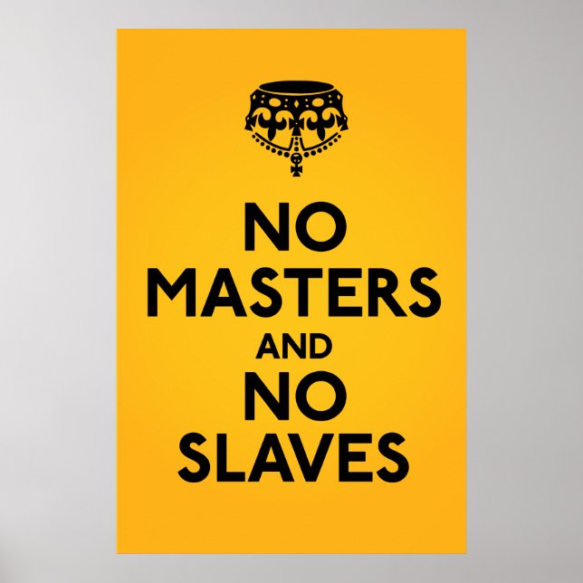 Inga huvudslavar Poster (Framsidan)