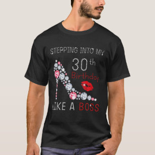 Ingå i mitt 30års födelsedag-stift för kvinnor t shirt