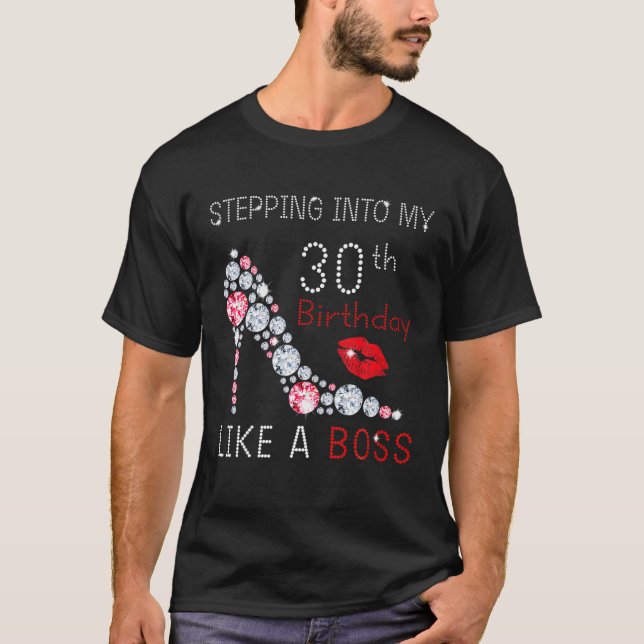 Ingå i mitt 30års födelsedag-stift för kvinnor t shirt (Framsida)