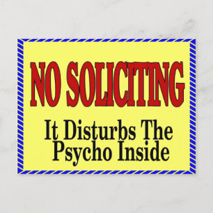 Inga inbjudningar, Psycho Inside Vykort