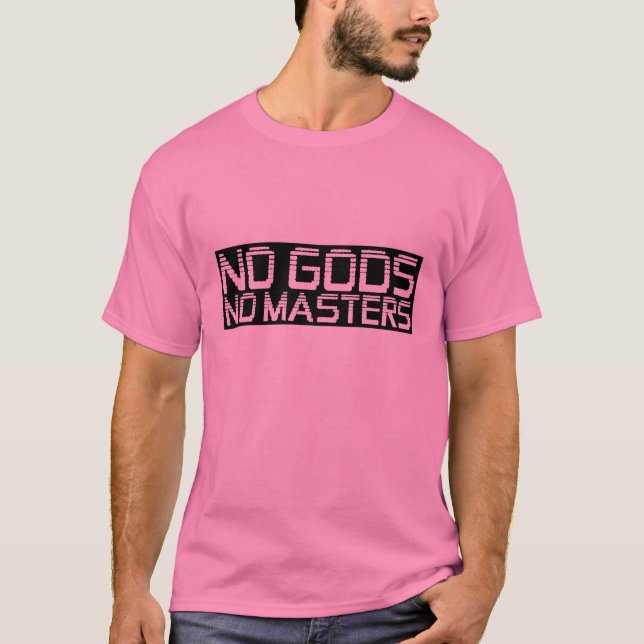 Inga inga gudar styr tee shirt (Framsida)