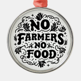 Inga jordbrukare får livsmedelsstöd julgransprydnad metall