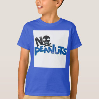 Inga jordnötter Blue Baseball T T-shirt