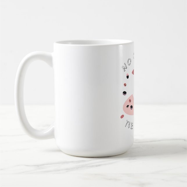 Inga kaffenummer Talkie - design för finare kaffeo Kaffemugg (Vänster)