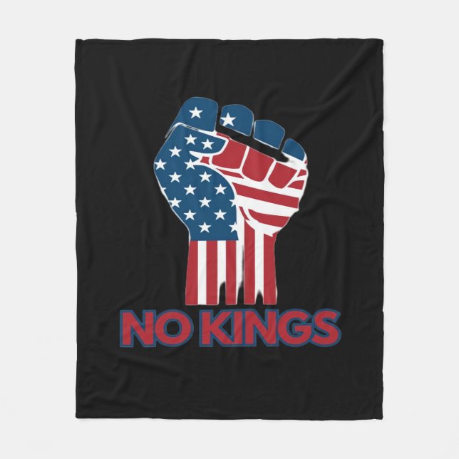 Inga Kings Anti Klassisk Retro Stil Fleecefilt (Framsidan)