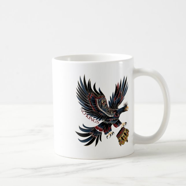 Inga Kings Politiska Protest Subtila Uttalanden Gr Kaffemugg (Höger)
