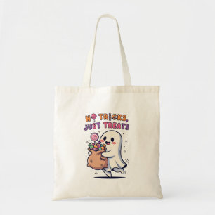 Inga knep, bara Treats Candy Halloween Spooky Tygkasse