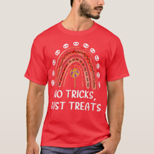 Inga knep, bara Treats Halloween Teacher Funny T Shirt