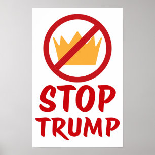INGA KONUNGAR STOPPAR TRUMP Anti-Trump RYW Pro Poster