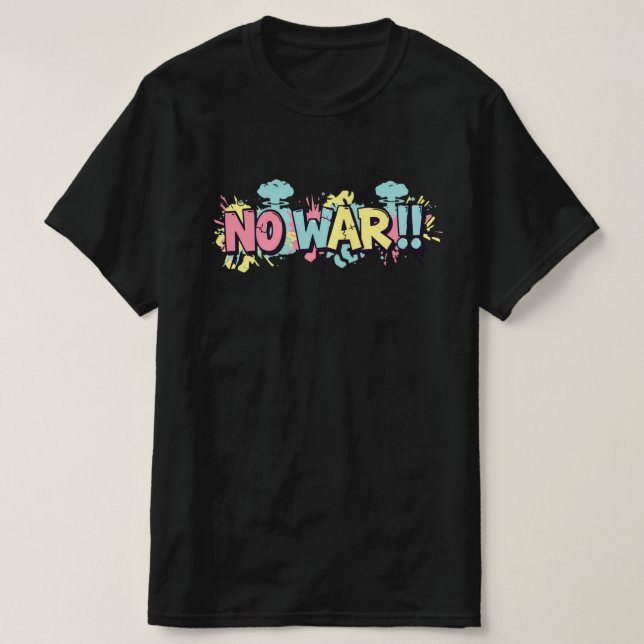 Inga krig t shirt (Design framsida)