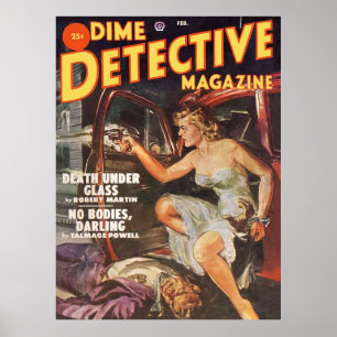 Inga kroppar Darling Dime-inspektör Magazine Poster