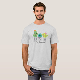 "Inga krukor!" leende cactus family T-Shirt