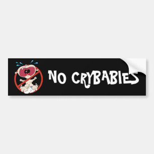 Inga kryBaby Bumper Sticker Bildekal