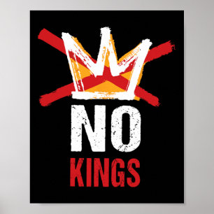 Inga Kung i Amerika sedan 1776 Anti Monarchy Oliga Poster