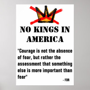 Inga Kung-protester poster - FDR-offert - mod