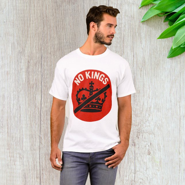 Inga kungan protestsymbol t shirt (Skapare uppladdad)