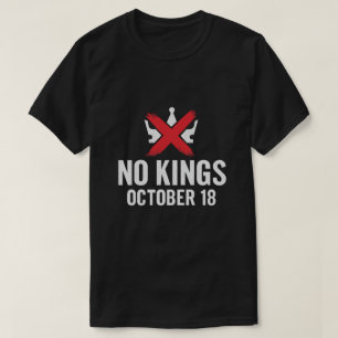 Inga kungar 18 oktober No Kings Day Grafik T Shirt