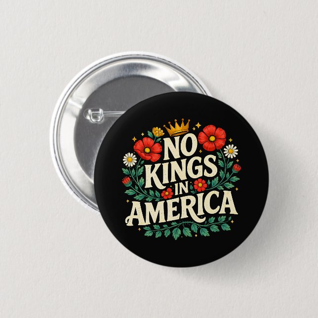 Inga kungar Amerika Knapp (Framsida & baksida)