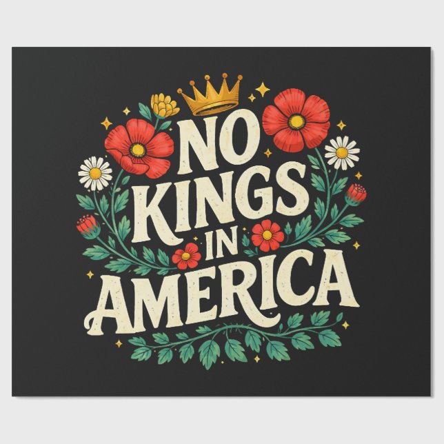 Inga kungar Amerika Presentpapper (Platt)
