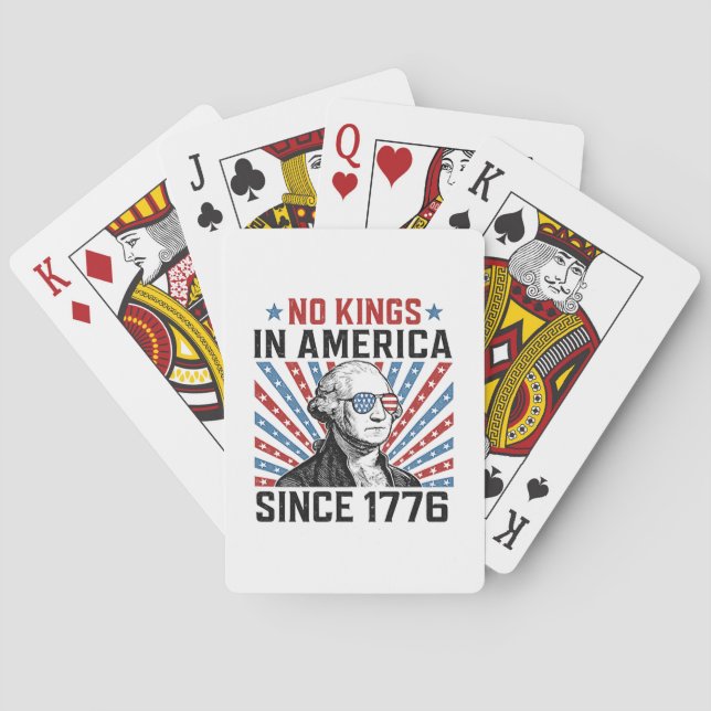 Inga kungar Amerika sedan 1776 Casinokort (Baksidan)