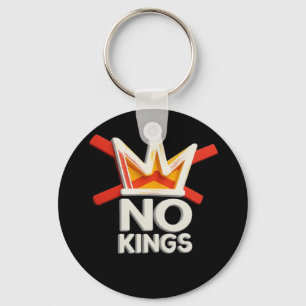 Inga kungar Anti Minimal ren design Nyckelring
