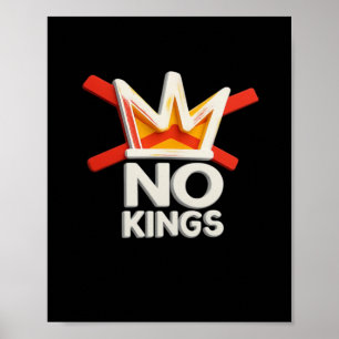 Inga kungar Anti Minimal Ren Design Poster