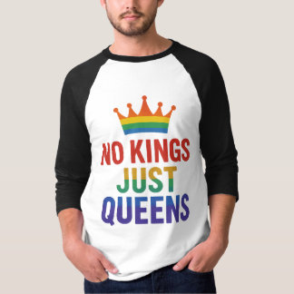 Inga kungar bara drottningar raglan t-shirt