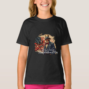 Inga kungar Farbror Sam självständighetsdagskonst T Shirt
