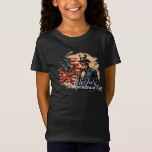 Inga kungar Farbror Sam självständighetsdagskonst T Shirt