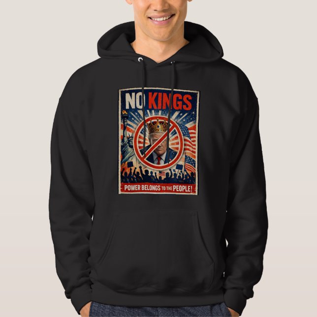 Inga kungar! Hoodie (Framsida)