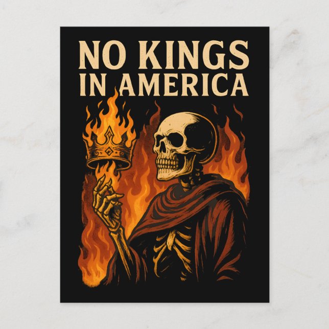 Inga kungar i America Fire  Helg Vykort (Framsida)