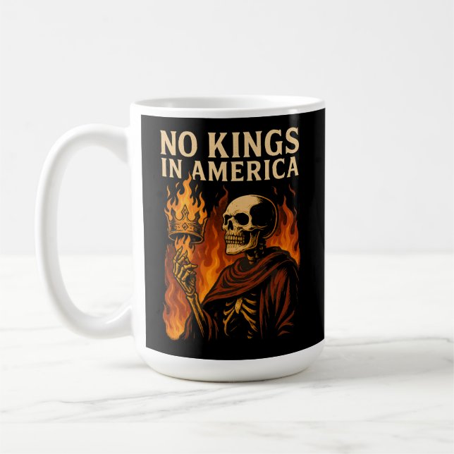 Inga kungar i America Fire  Kaffemugg (Vänster)