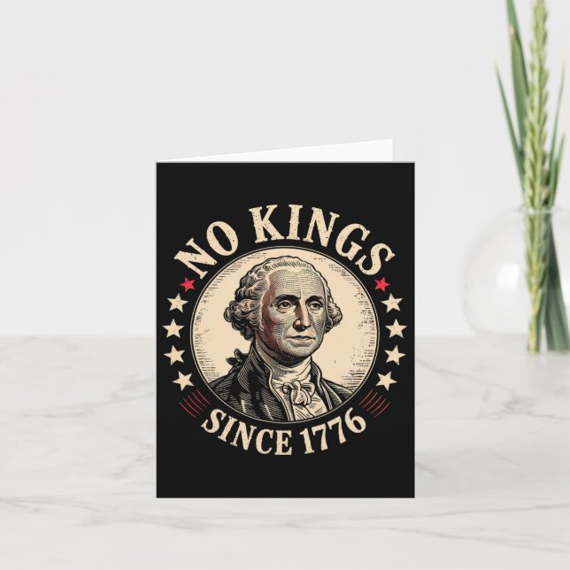 Inga kungar i Amerika 1776 Kort (Framsida)
