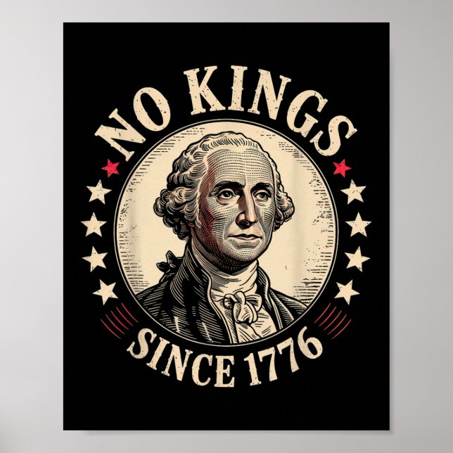 Inga kungar i Amerika 1776  Poster (Framsidan)