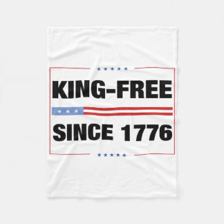 Inga kungar i Amerika 1776 Rädda demokrati United Fleecefilt