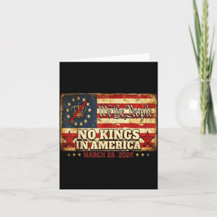 Inga kungar i Amerika 28 mars 2026 No Kings Day Kort