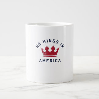 Inga kungar i Amerika anti-fascism USA Classic Jumbo Mugg