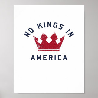 Inga kungar i Amerika anti-fascism USA Classic Poster