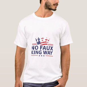 Inga kungar i Amerika Anti Trump Anti-fascism T Shirt