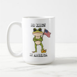 Inga kungar i Amerika Anti-Trump protest Kaffemugg