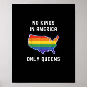 Inga kungar i Amerika, bara drottningar. Roligt HB Poster