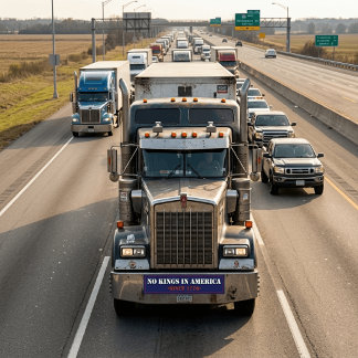 Inga kungar i Amerika Bildekal