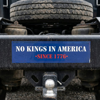 Inga kungar i Amerika Bildekal